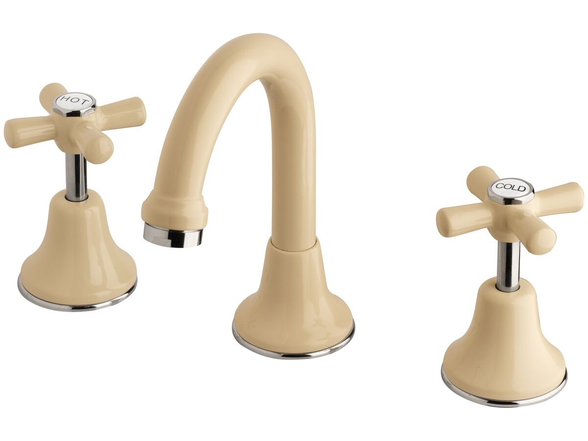 reece Posh Bristol Basin Set Swivel Ivory/ Chrome (4 Star) Lead Free