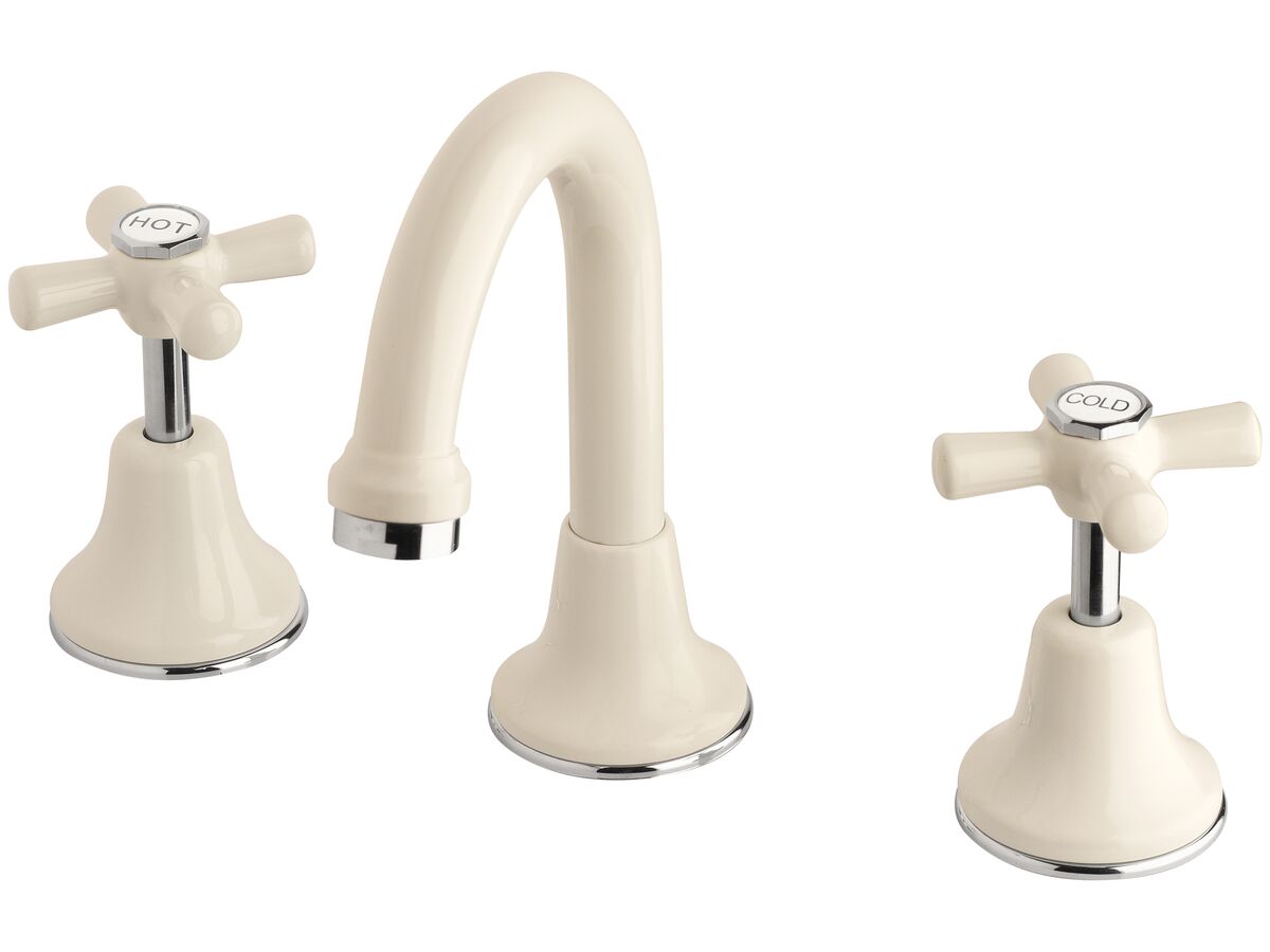 reece Posh Bristol Basin Set Swivel White/Chrome (4 Star)