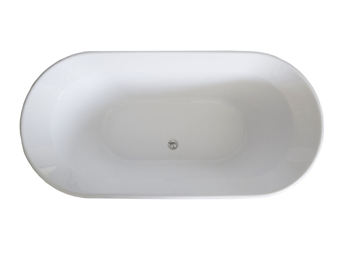Reece Posh Bristol Freestanding Bath 1560 X 750 X 560mm White