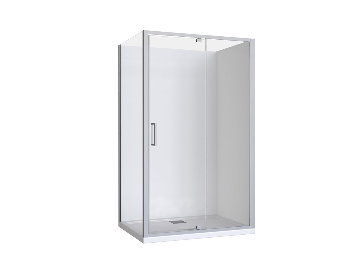 reece Posh Bristol Luna Shower System with Rear Outlet 1200mm x 900mm Chrome