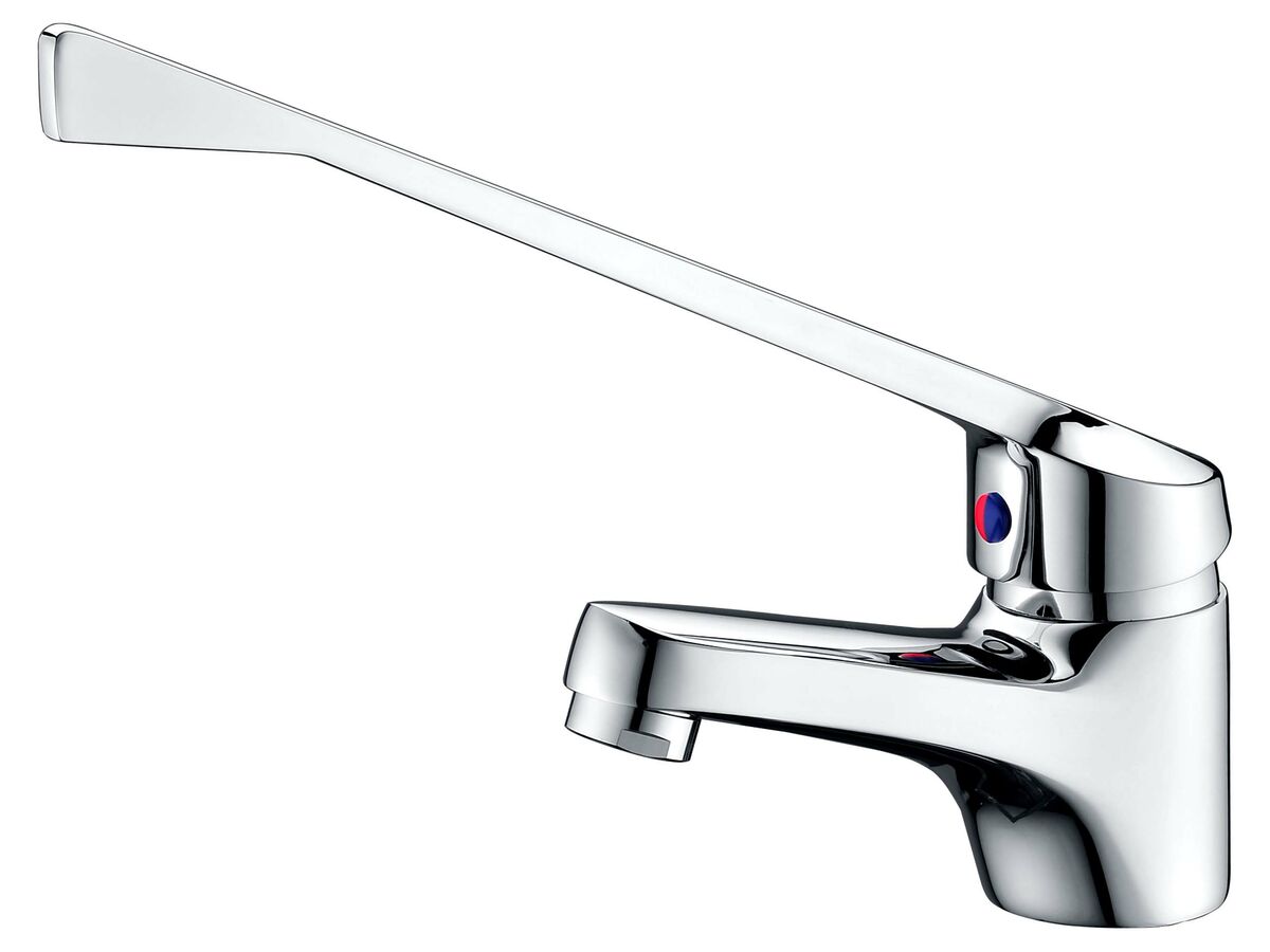 reece Posh Bristol MK2 Basin Mixer with Extended Lever Chrome (4 Star) Lead Free