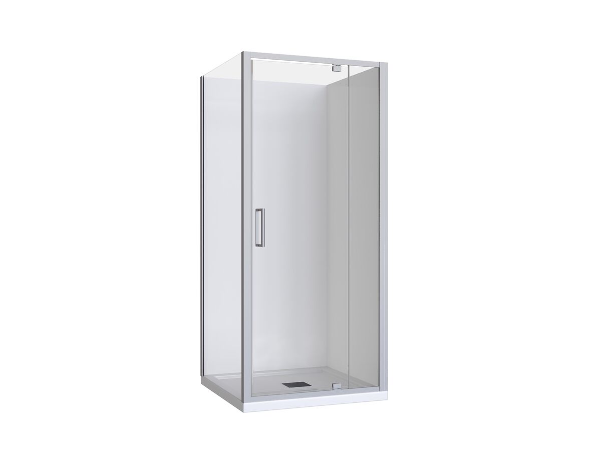 reece Posh Bristol Shower System with Centre Outlet 900mm x 900mm White & Chrome