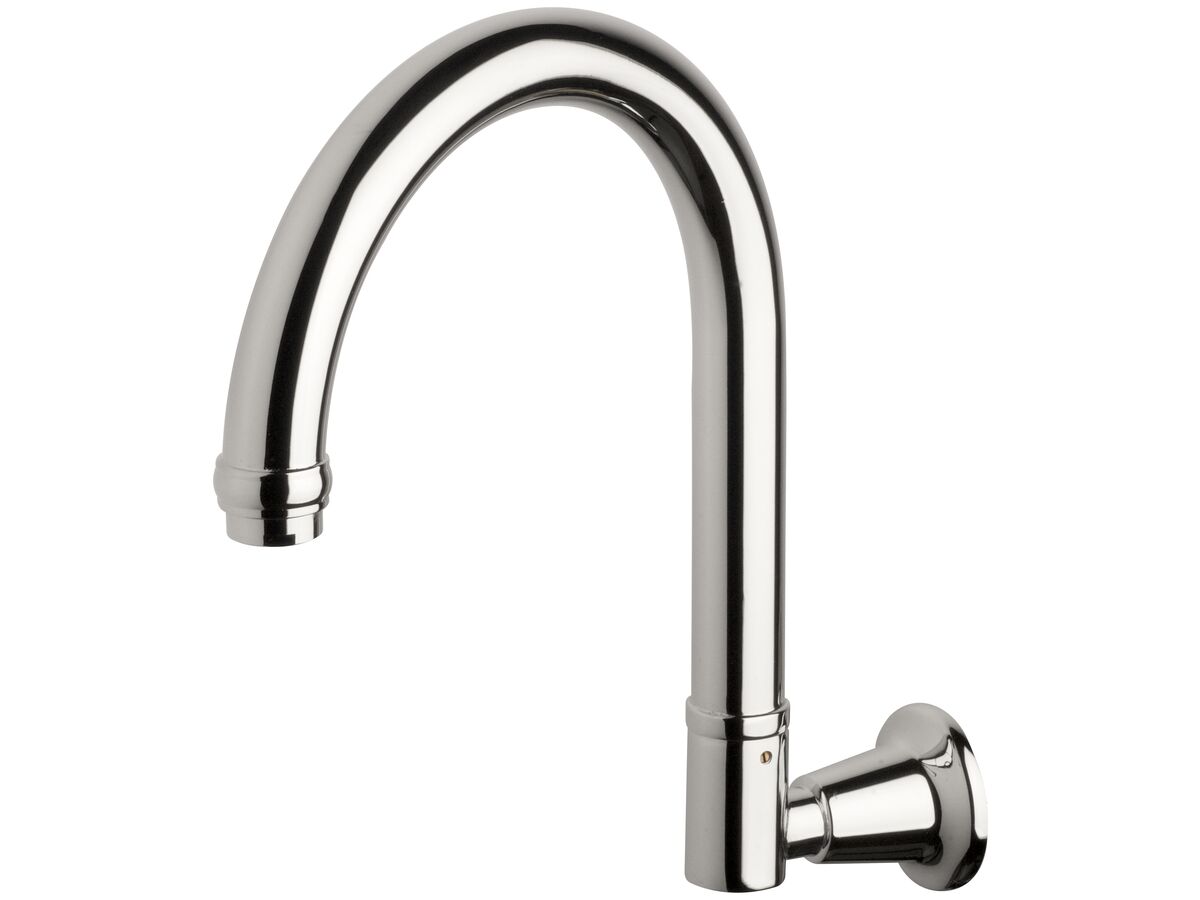 reece Posh Bristol Swivel Wall Outlet Gooseneck 25mm Chrome (4 Star)