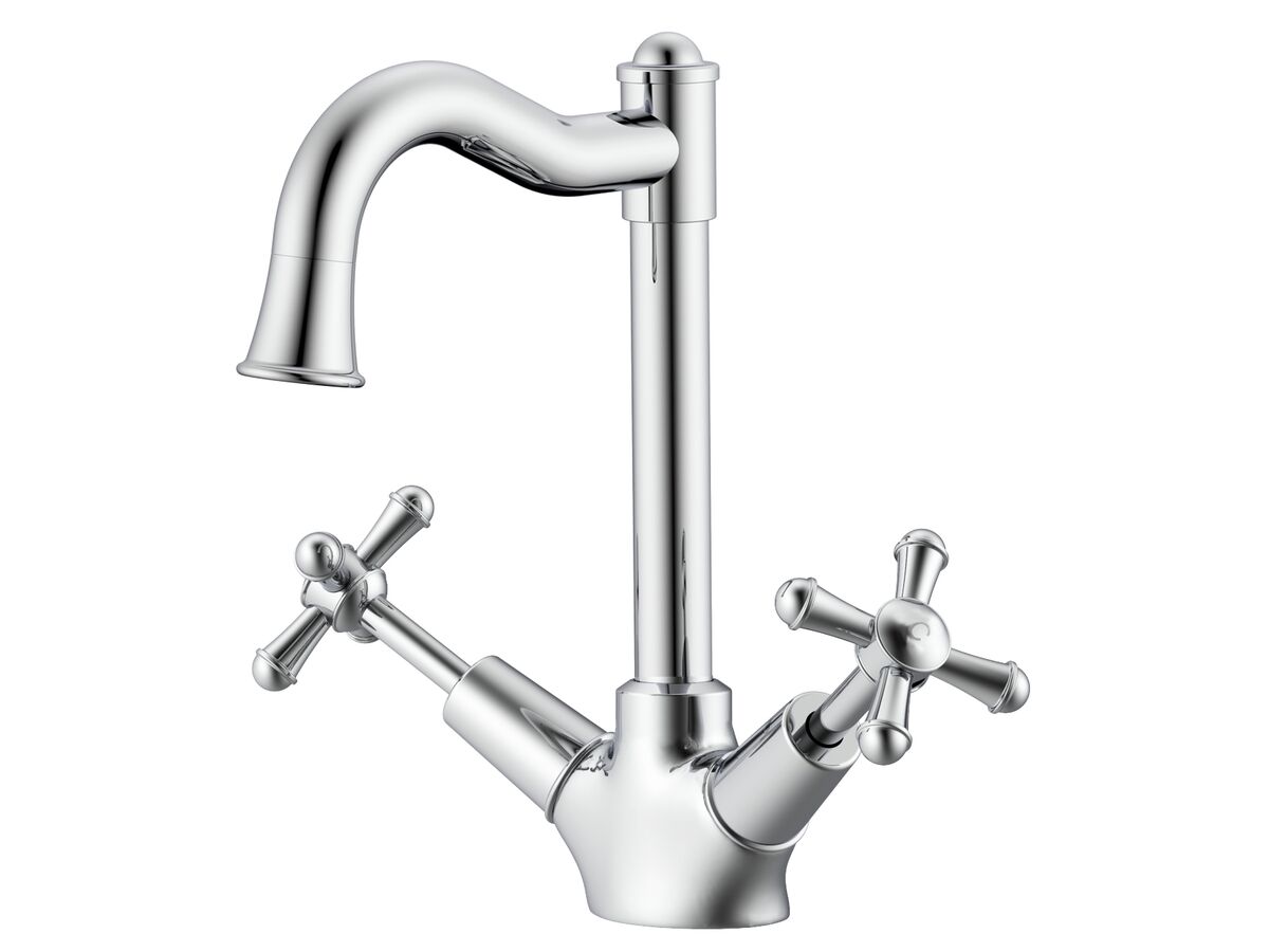 reece Posh Canterbury English Basin Twinner Cross Handles Chrome (4 Star)