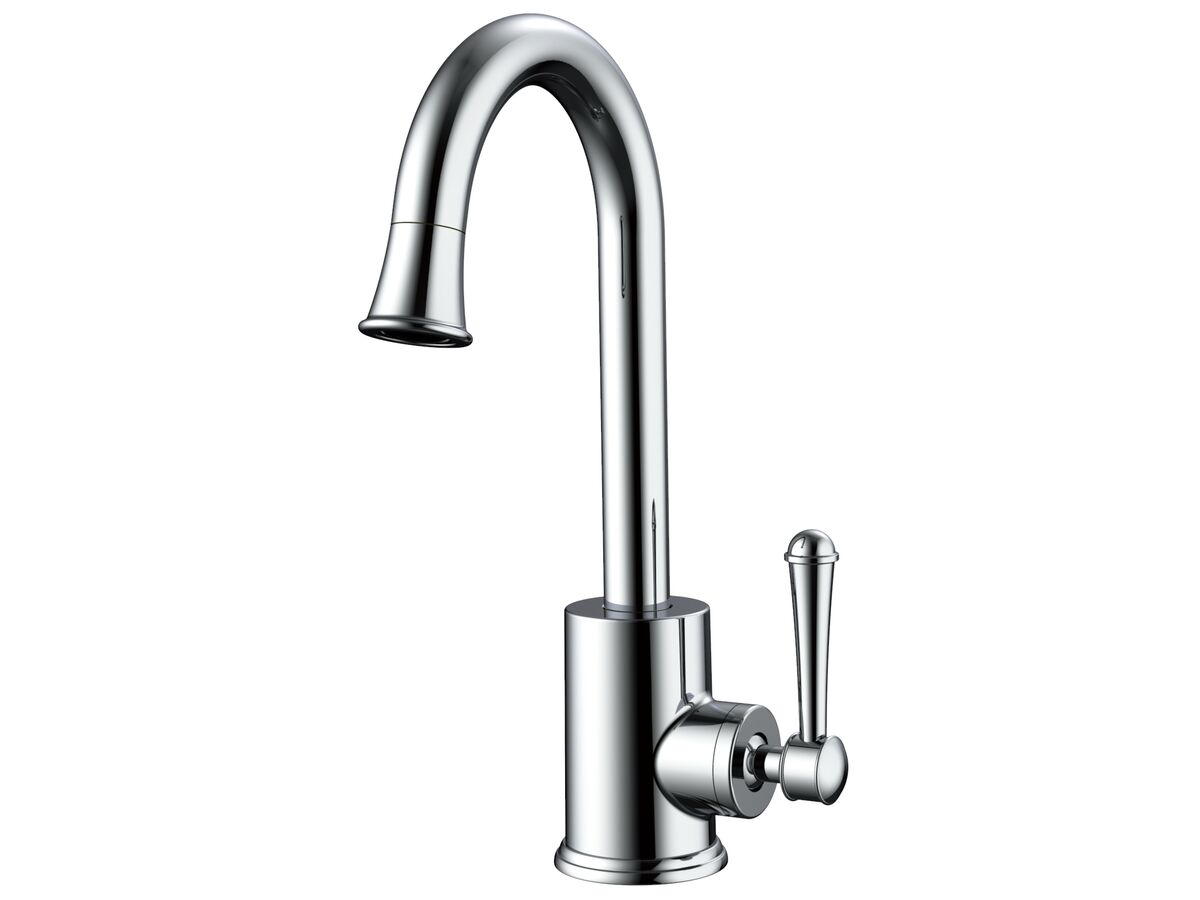 reece Posh Canterbury Gooseneck Basin Mixer Tap Chrome (4 Star) Lead Free