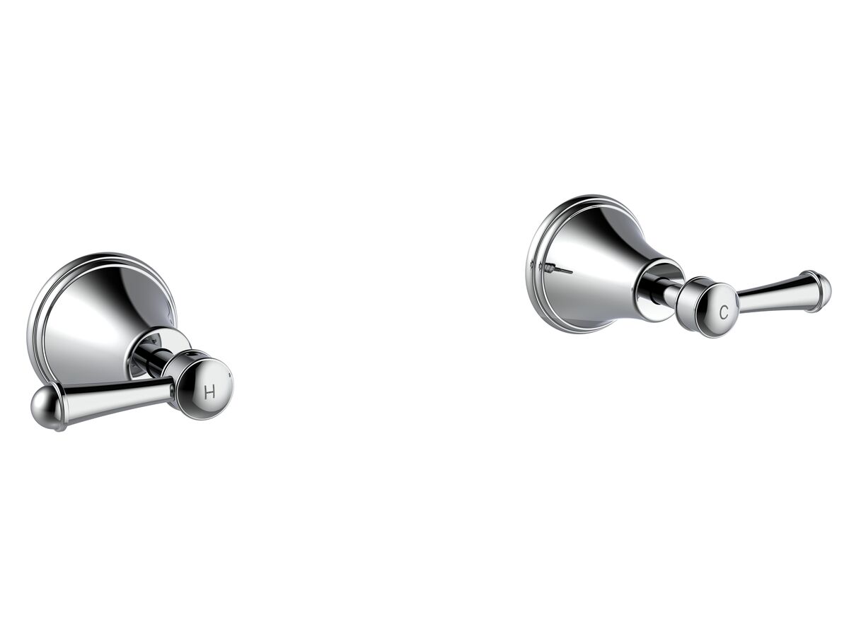 reece Posh Canterbury Wall Top Assemblies Lever Chrome