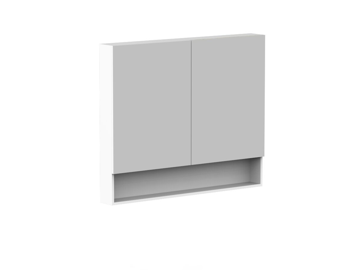 Reece Posh Domaine 1200mm X 1000mm Open Shelf Shaving Cabinet 2 Door