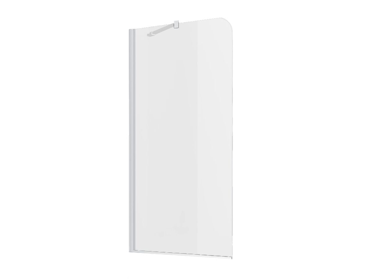 reece Posh Domaine Fixed Single Bath Panel 8mm Chrome
