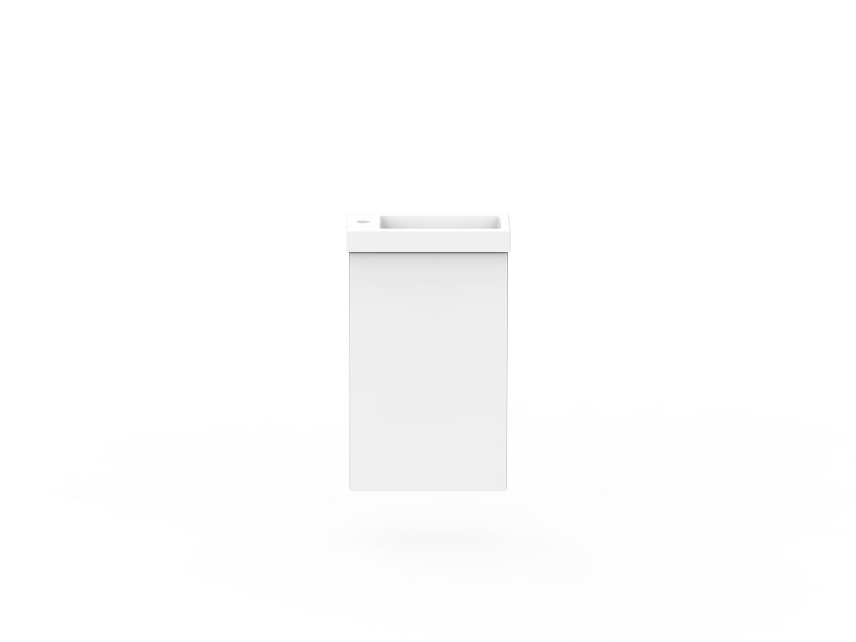 reece Posh Domaine Mini 400mm Wall Hung Vanity Ceramic Top