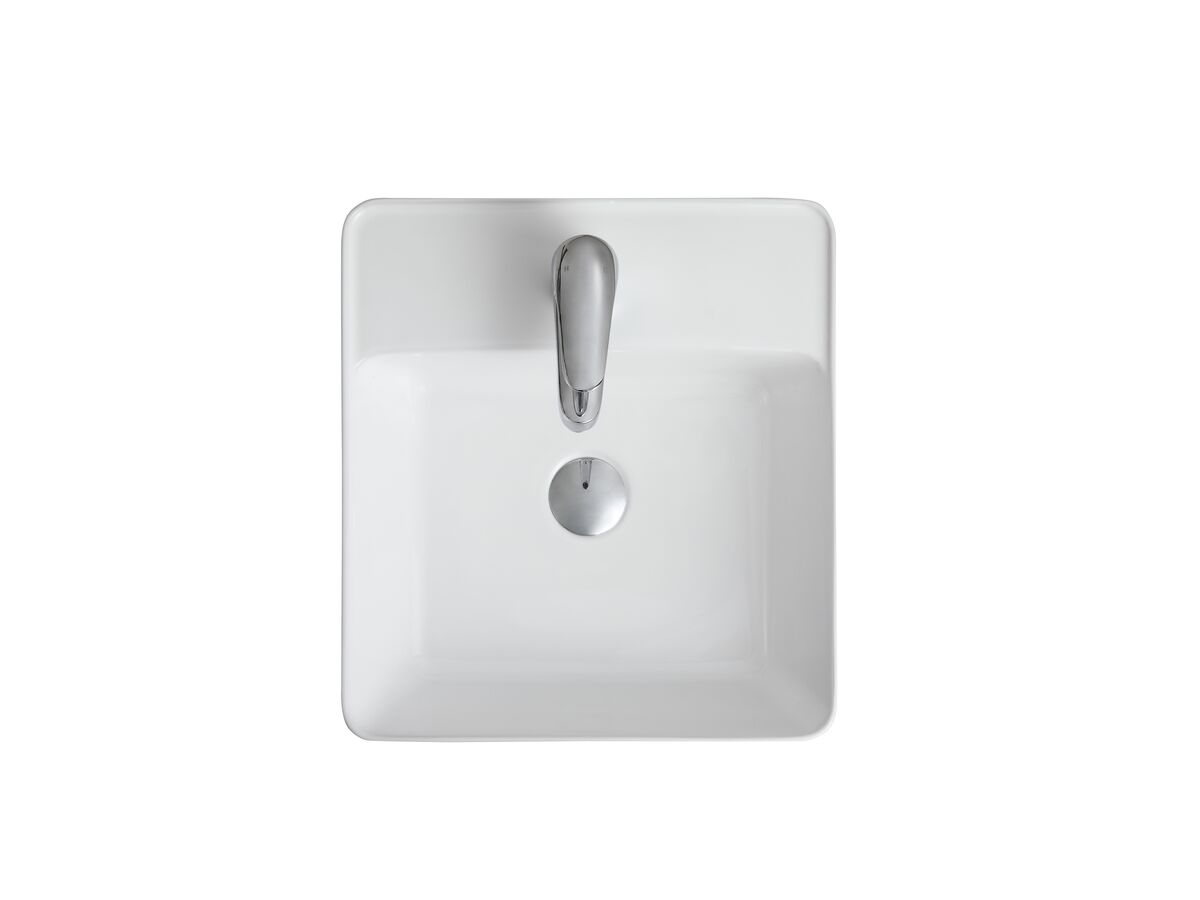 Reece Posh Domaine Semi Inset Overflow Basin 1 Taphole White