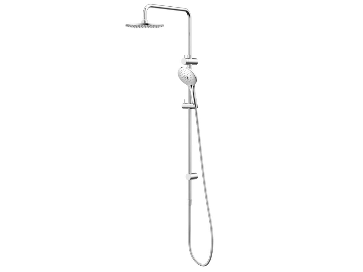 reece Posh Domaine Twin Rail Shower with Top Rail Water Inlet Chrome (3 Star)