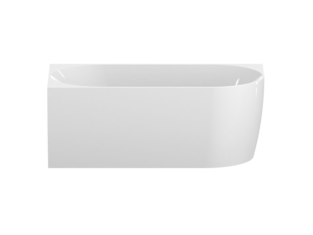 Reece Posh Solus Back To Corner Freestanding Bath 1500mm Left Corner White