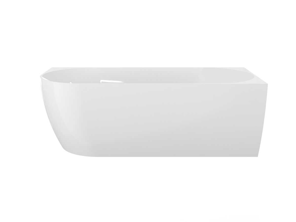 Reece Posh Solus Back To Corner Freestanding Bath 1700mm Right Corner White