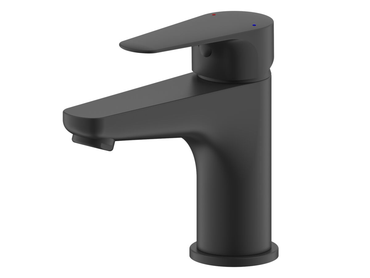 reece Posh Solus Basin Mixer Tap Matte Black (5 Star) Lead Free