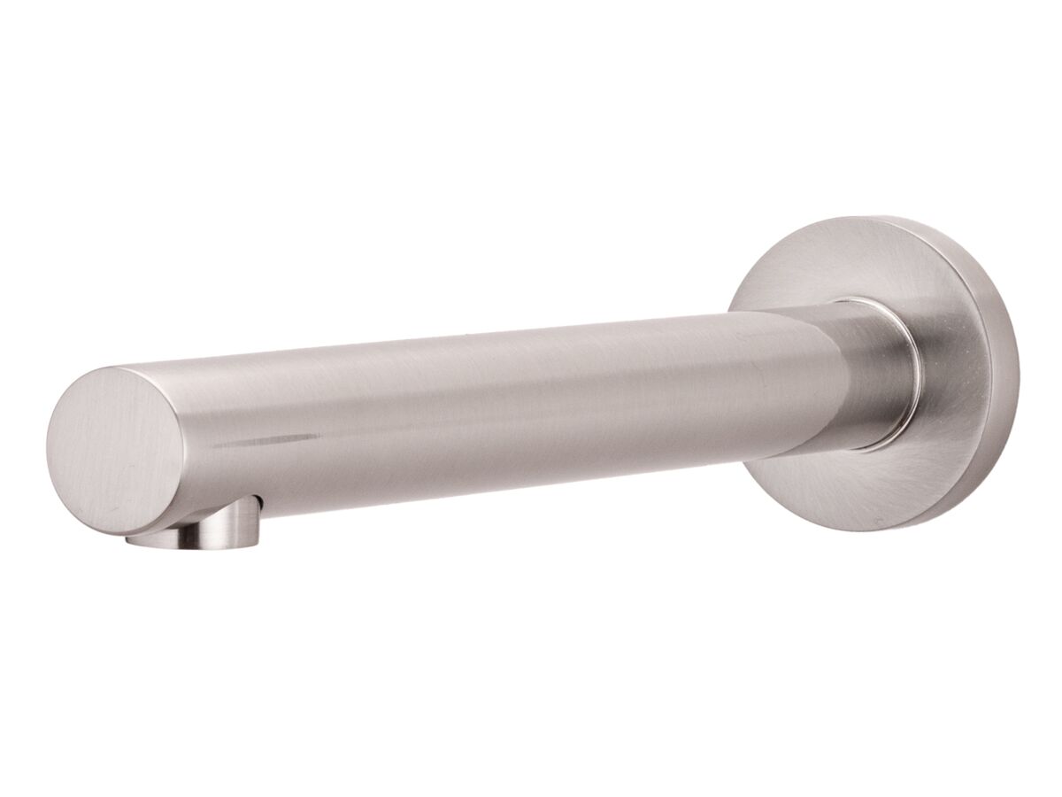 reece Posh Solus Bath Outlet Round 210mm Brushed Nickel