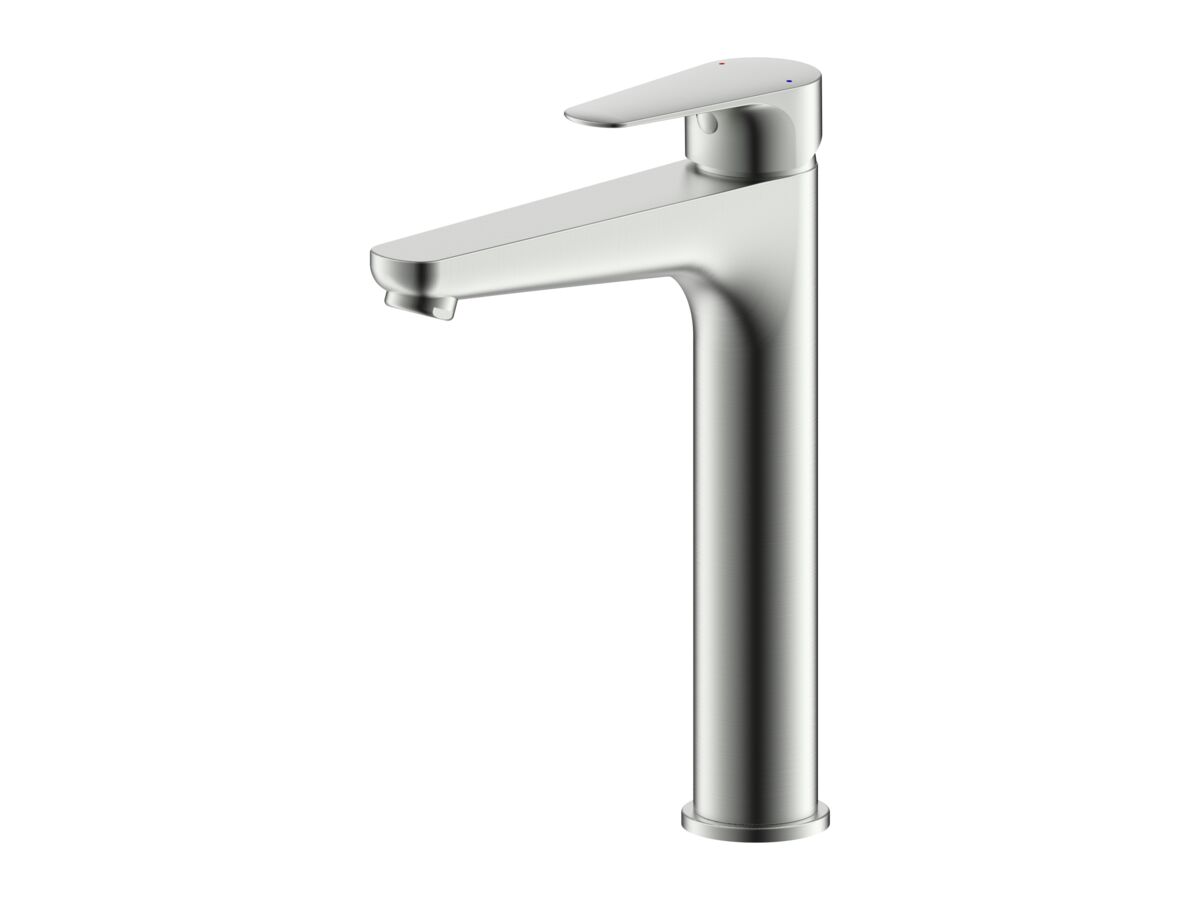 reece Posh Solus Extended Basin Mixer Tap Brushed Nickel (5 Star) Lead Free