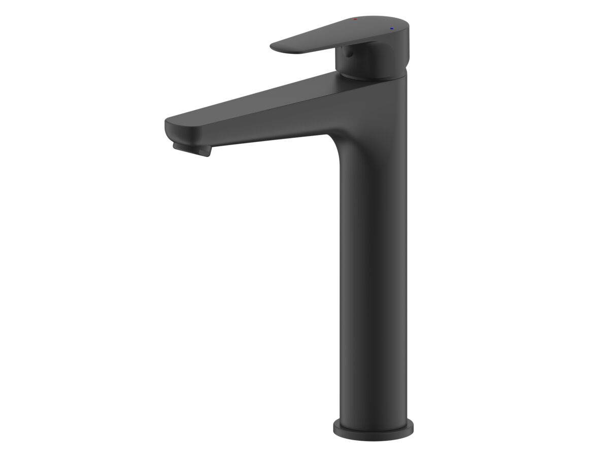 reece Posh Solus Extended Basin Mixer Tap Matte Black (5 Star) Lead Free