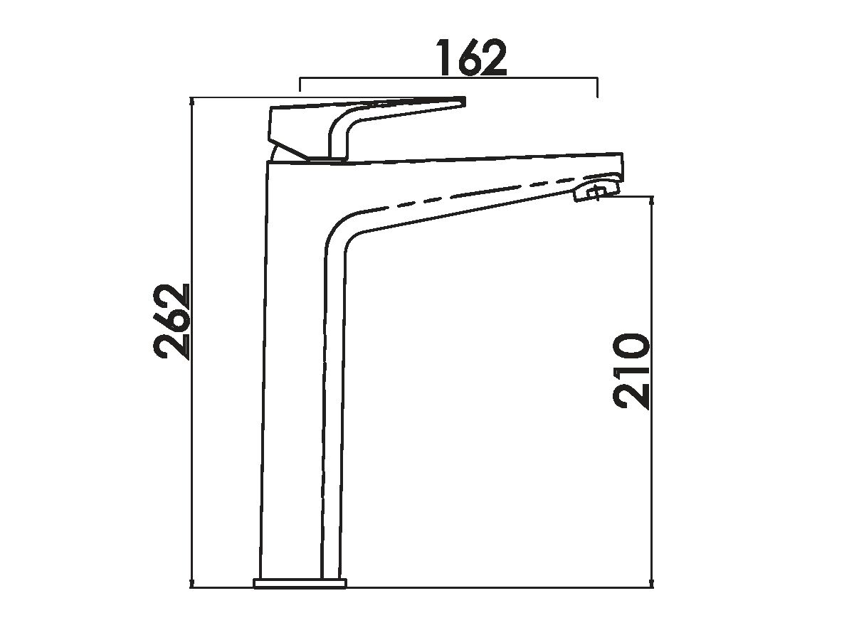 Reece Posh Solus MK2 Extended Basin Mixer Tap Chrome (4 Star)