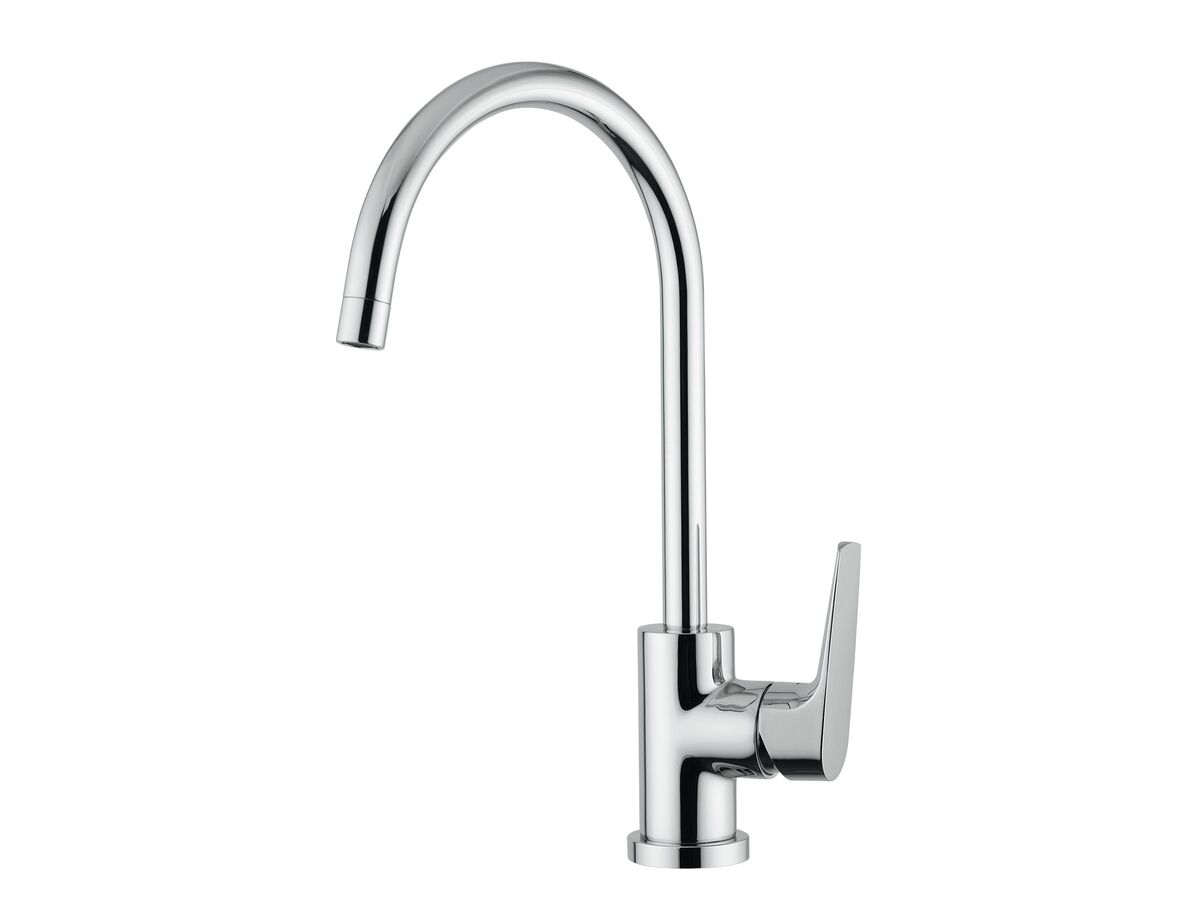 reece Posh Solus MK2 Gooseneck Sink Mixer Tap Chrome (4 Star)