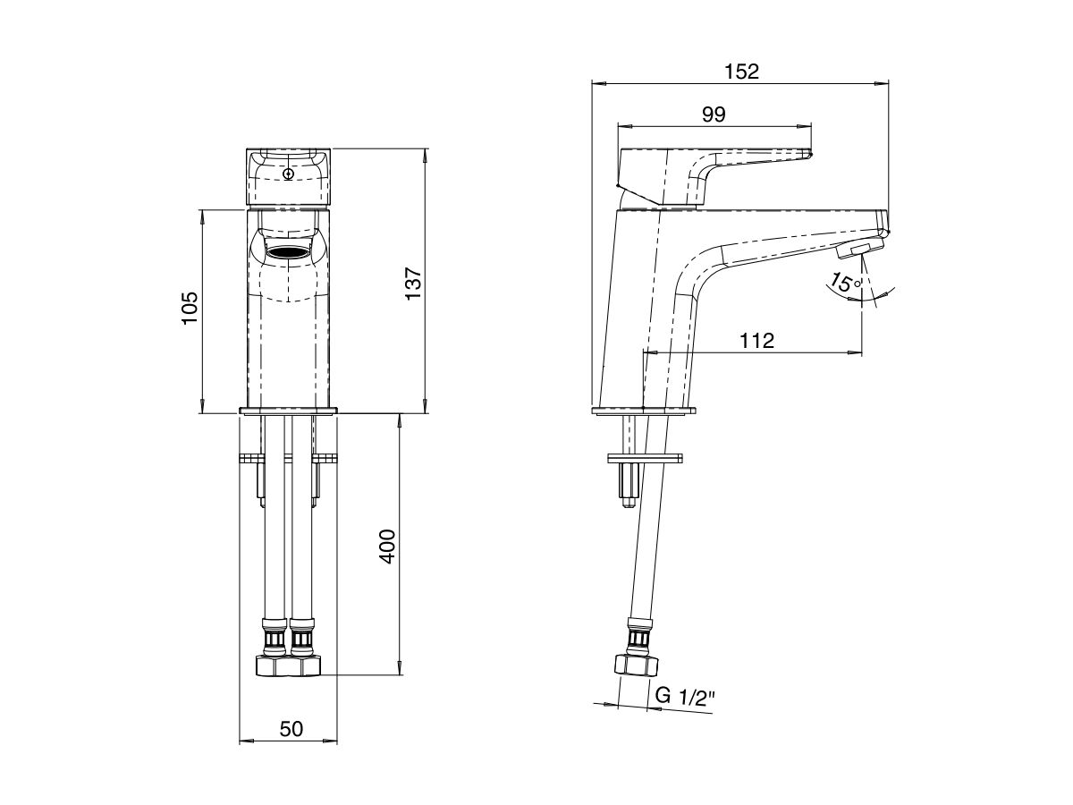 Reece Posh Solus MK3 Basin Mixer Tap Matte Black (4 Star)