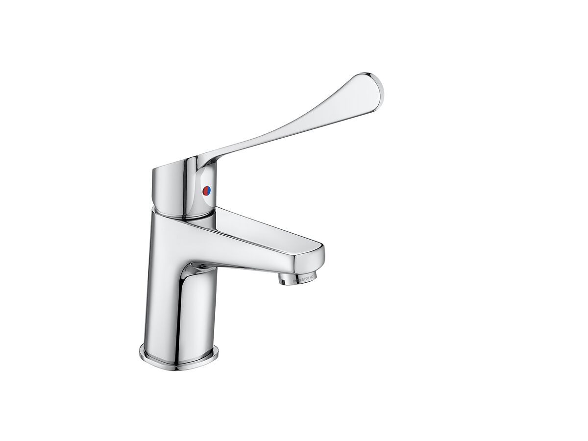 reece Posh Solus MK3 Basin Mixer Tap with Extended Lever 200mm Chrome (4 Star)