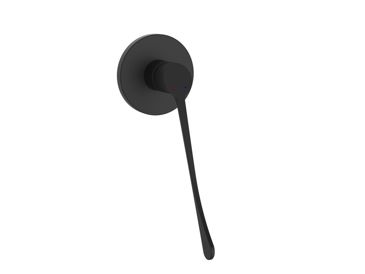 reece Posh Solus MK3 Shower Mixer Tap with Extended Lever 270mm Matte Black