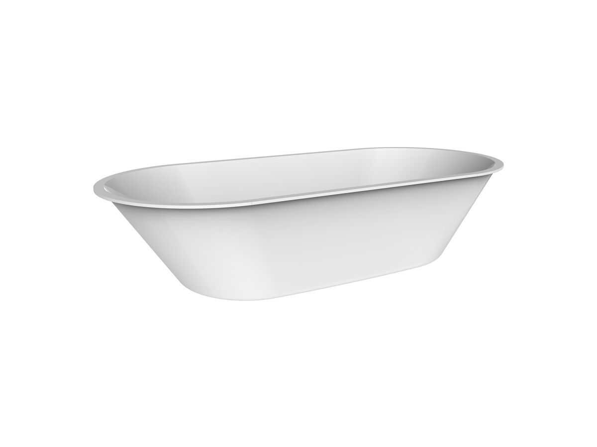 reece Posh Solus Oval Inset Bath 1675mm x 780mm White