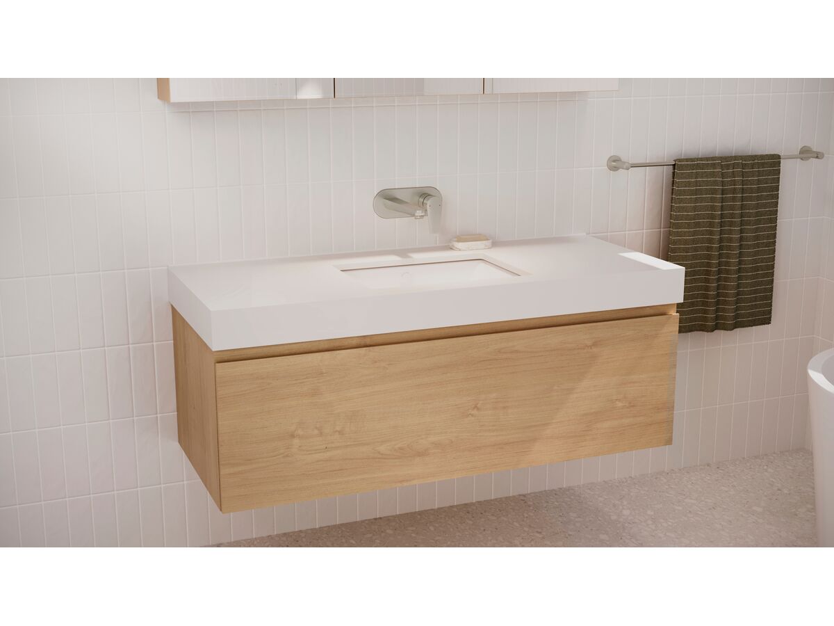 Reece Posh Solus Wall Basin / Bath Set Mixer Tap Brushed Nickel (5 Star) Lead Free