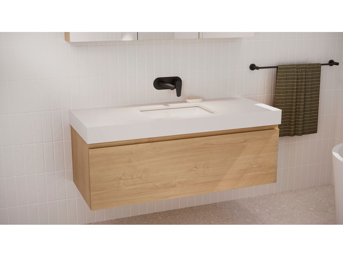 Reece Posh Solus Wall Basin / Bath Set Mixer Tap Matte Black (5 Star) Lead Free