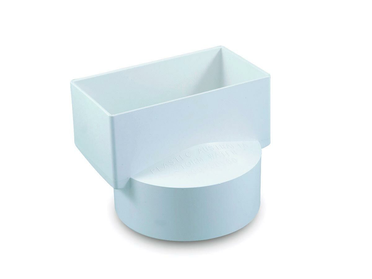 reece PVC Stormwater Downpipe Adaptor 100mm x 50mm x 90mm