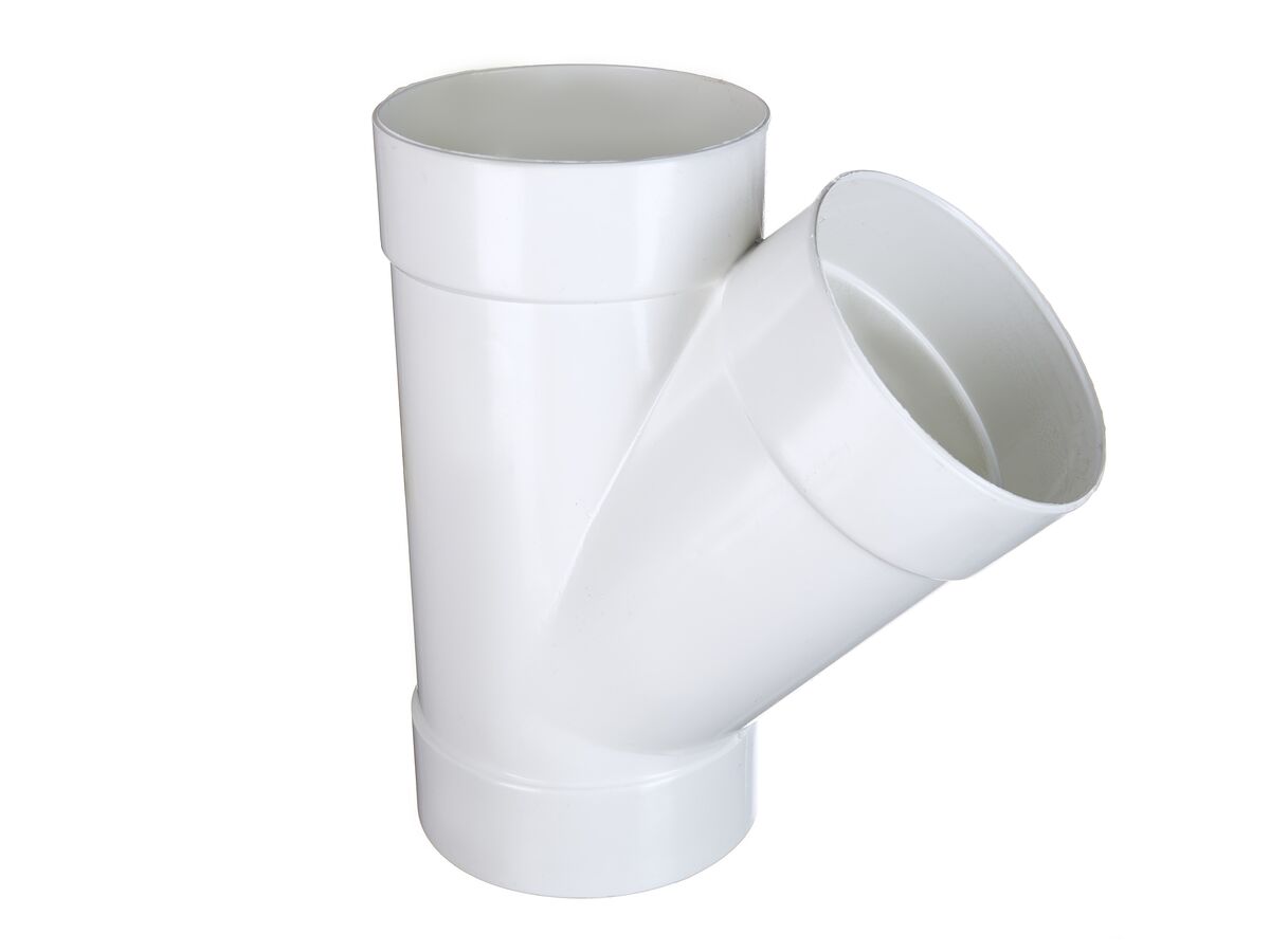 reece PVC Stormwater Junction 45 Degree Plain (OB) 90mm