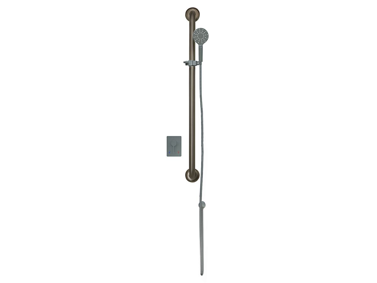reece 900 G/Rail Shwr H/Set Slider & Mix (4 Star)