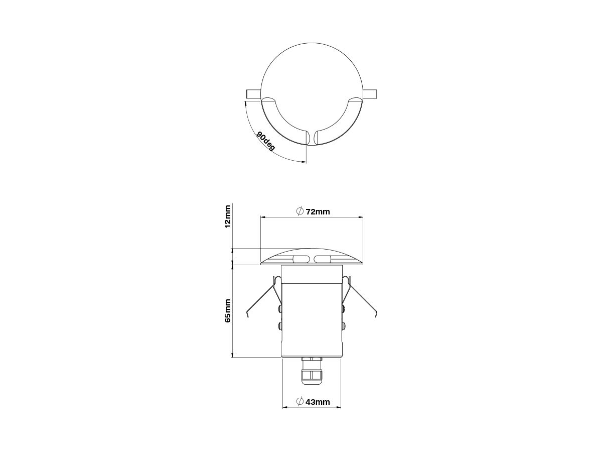 Reece Aqualux Recessed Runway Light