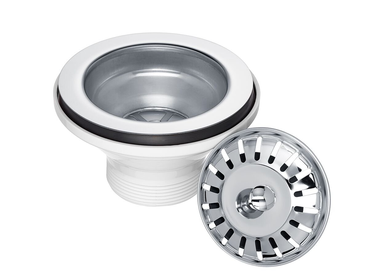 Reece Base 90mm X 50mm Sink Basket Plug & Waste