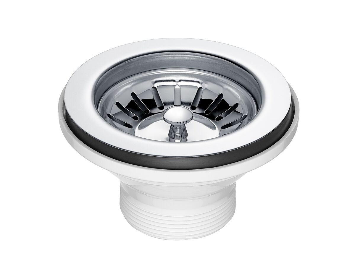 reece Base 90mm x 50mm Sink Basket Plug & Waste