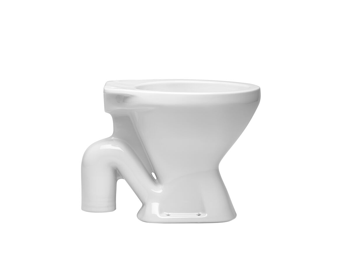 Reece Base Retro Exposed S-Trap Pan White (4 Star)