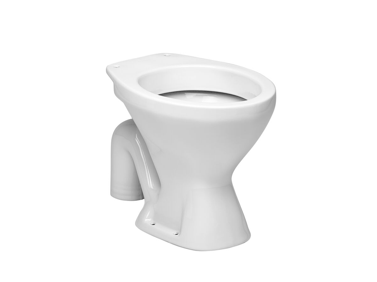 reece Base Retro Exposed S-Trap Pan White (4 Star)