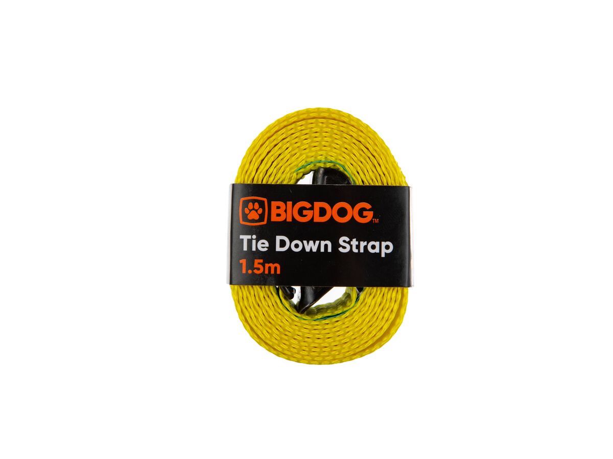reece BigDog Tie Down Strap (Yellow) 1.5m