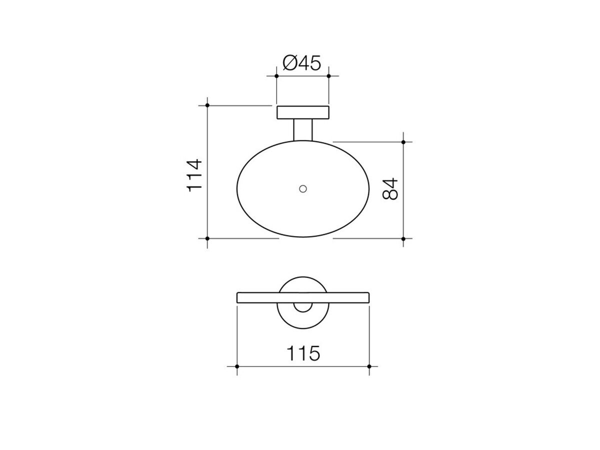 Reece Caroma Cosmo Soap Dish (Metal) Chrome