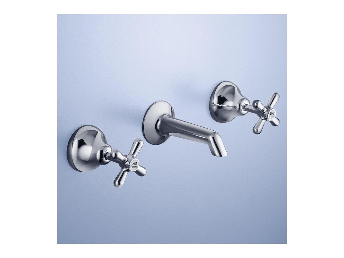 reece Caroma Tasman II Bath Set Chrome