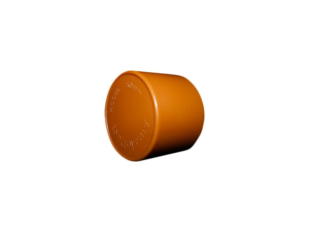 reece Conduit End Cap 50mm Orange