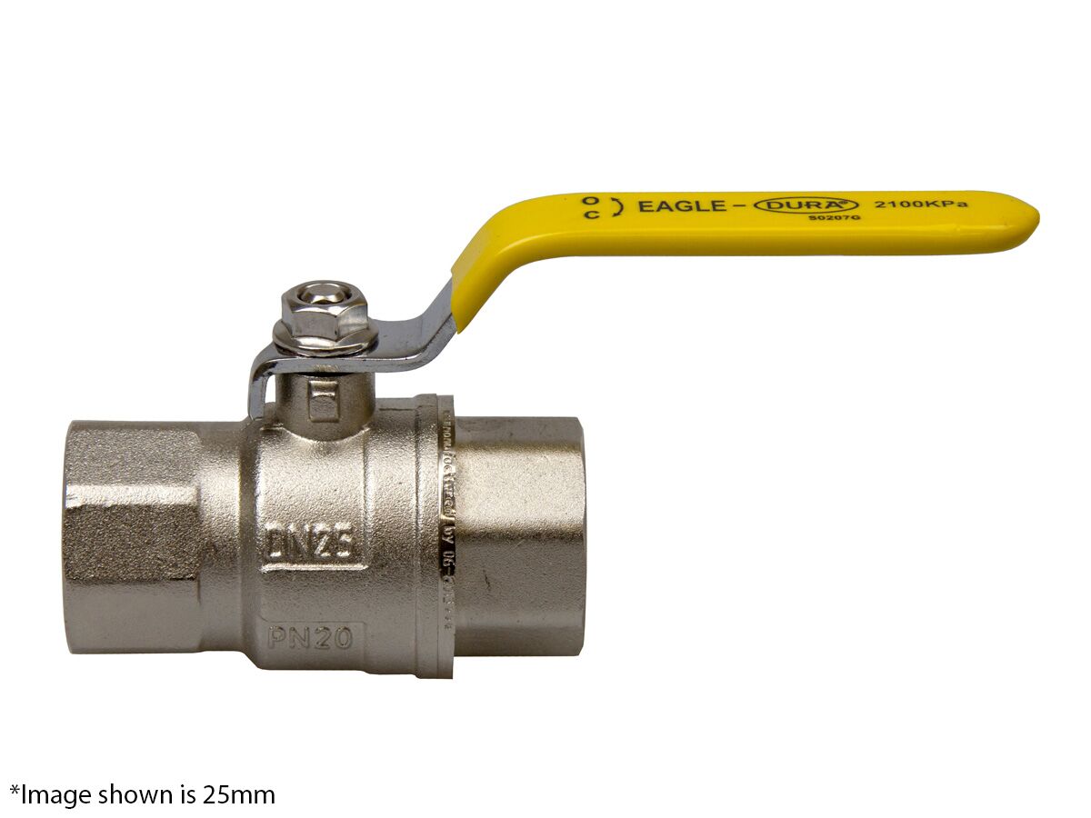 reece Dura Eagle Ball Valve Female & Female Gas 15mm