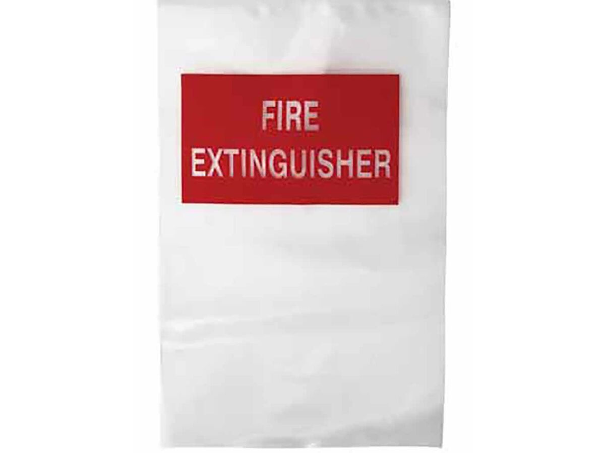 reece Fire Extinguisher Clear Plastic Covers - Small