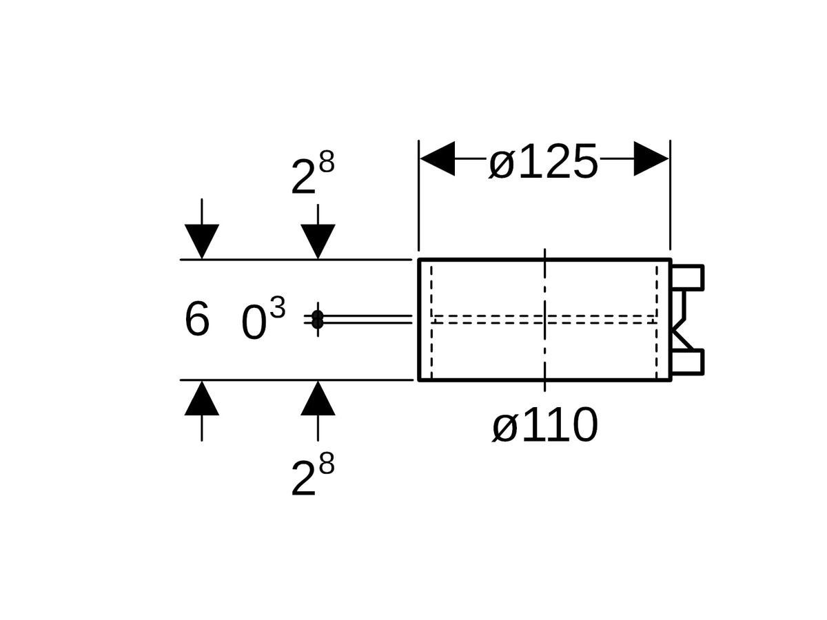 Reece Geberit Sleeve Coupling Electroweld 110mm