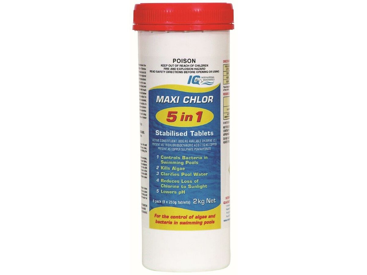 reece IQ Maxi Chlor 5 in 1 Stabilised Tablets 2kg