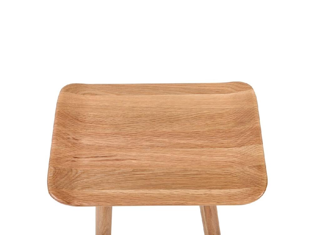 Reece Kado Arc Wooden Stool American Solid Oak