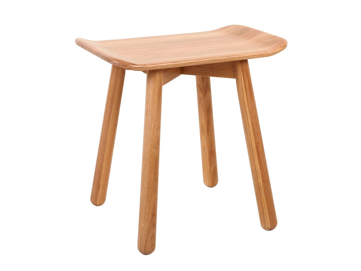 reece Kado Arc Wooden Stool American Solid Oak
