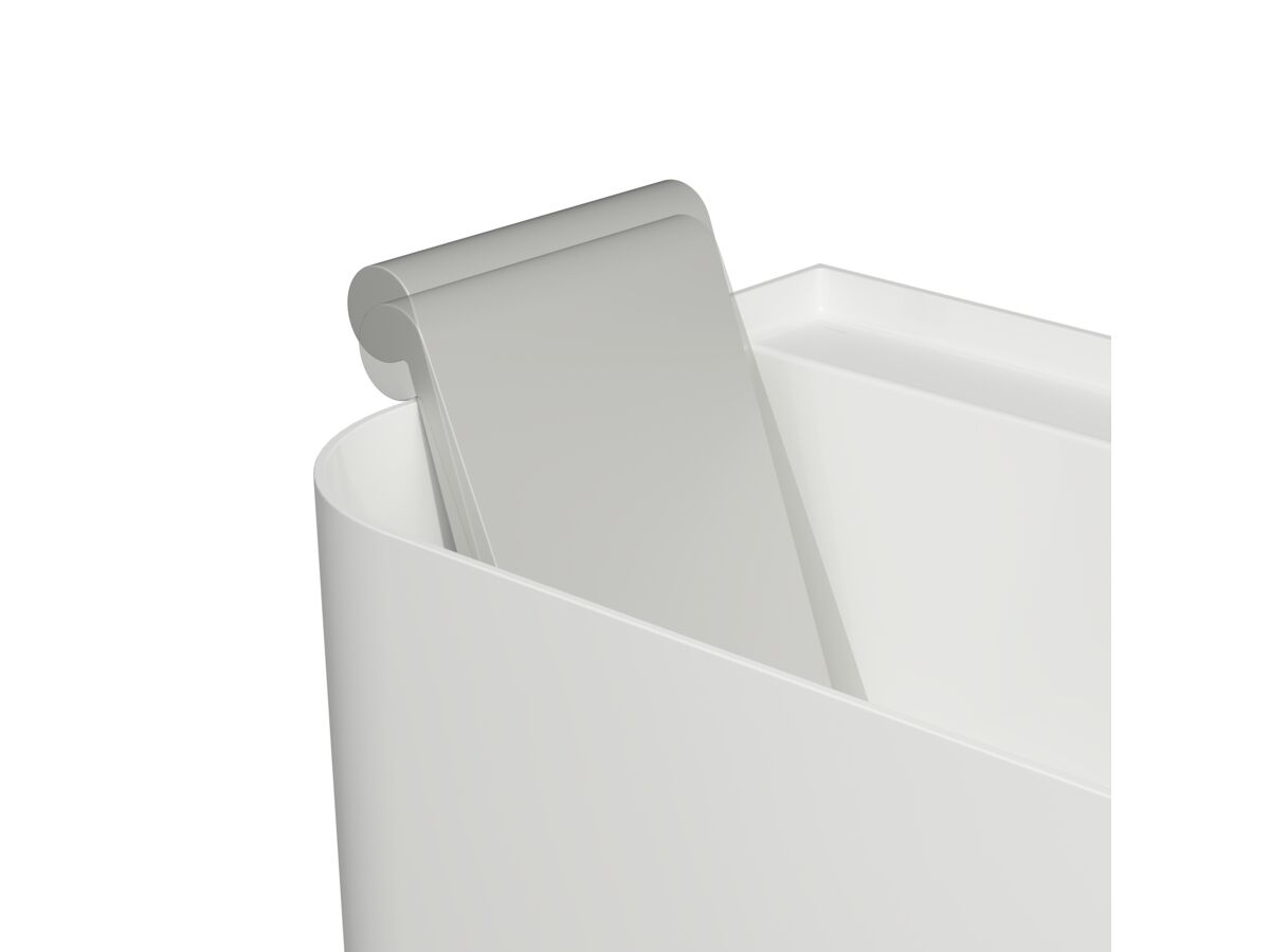 Reece LAUFEN Sonar Bath Backrest Light Grey