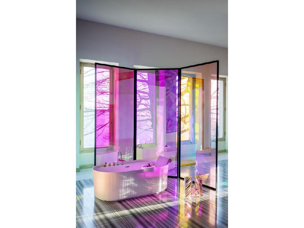 Reece LAUFEN Sonar Bath Backrest Light Grey