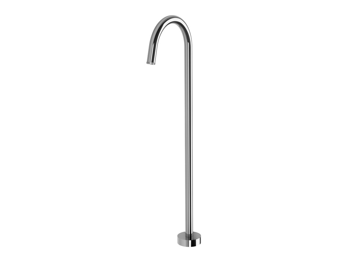 reece Milli Etch Floor Mounted Bath Outlet Chrome